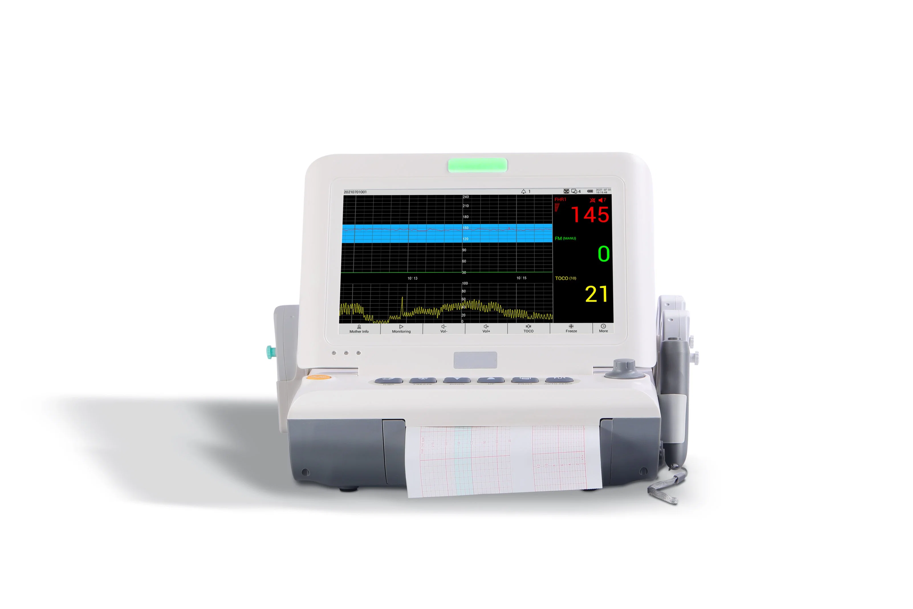 Máquina de la CTG Toco materna la frecuencia cardíaca del Monitor Fetal.