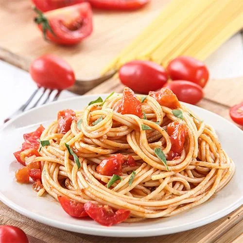 Pastas instantáneas larga recta de la bolsa de fideos 200g 500g Pasta Fusilli Ready-Eat rápido de fideos cocinar cena saludable alimentos saludables