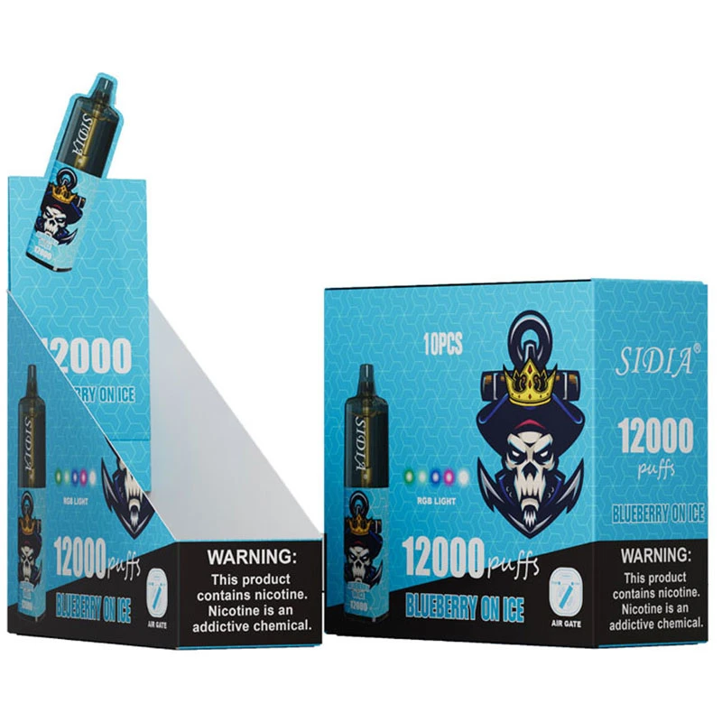 Sidia 12000 puffs Disposable/Chargeable Vapes Pen 12000 перезаряжаемые оптовые продажи I. Пустая E Прикуриважная кассета