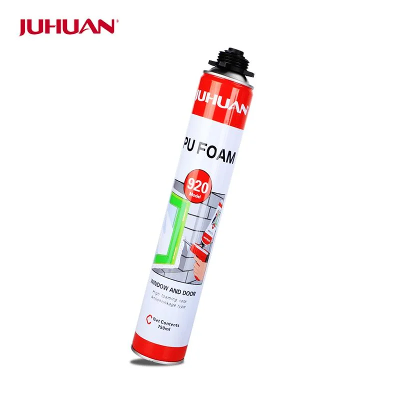 Good Price Door and Windows Professional Mounting Fire Resistance Spray PU Foam Adhesive 750ml