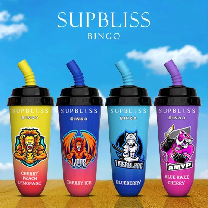 8000 бутса Завод готов к отгрузке Randm Supbliss Bingo Box Форма RGB Light Mesh Катушка Electronic Cigarette Оптовая одноразовая обезьяна