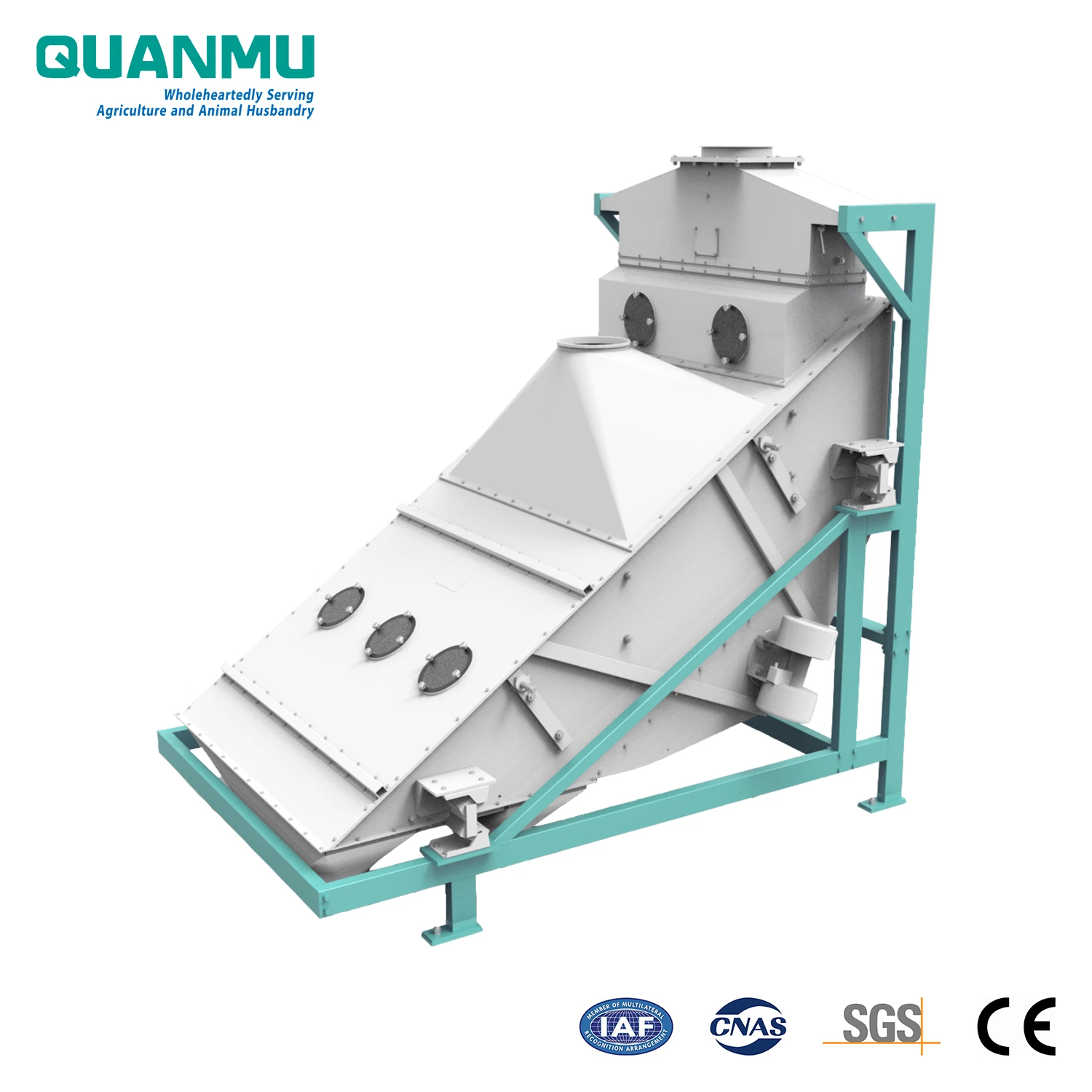 Best Price of Grain Raw Material and Animal Feed Pellet Vibrating Grading Sifter in Vibration Grader Sifter