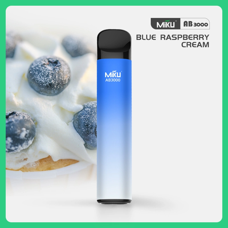 Miku Disposable/Chargeable Vape Ab3000 أطواق Mesh Coil الأصلي الطري المباشر سعر أدنى نيكوتين الجملة التبخير 420 ملي أمبير/ساعة