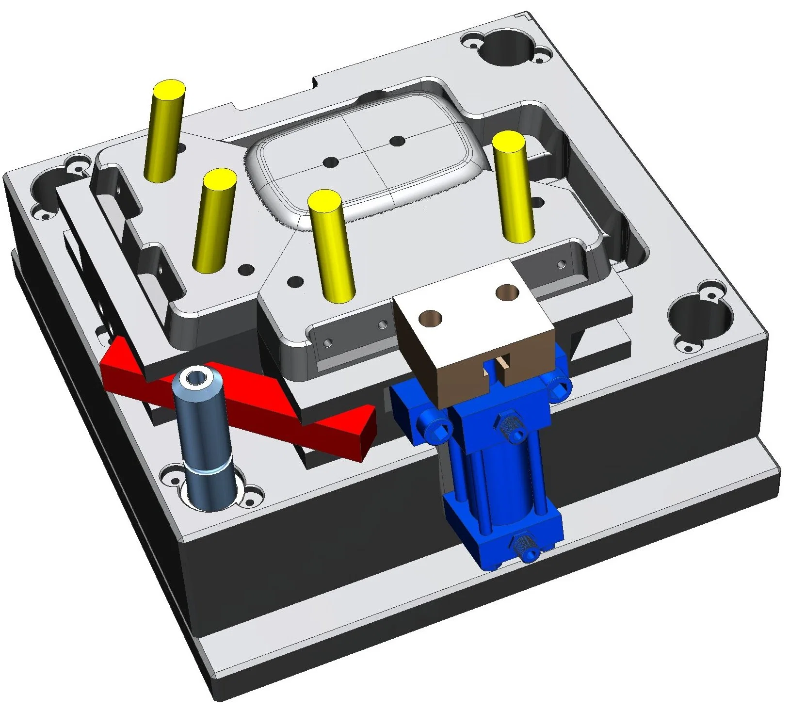 OEM Custom Design en plastique moule nouveau panier de moulage par injection en rotin