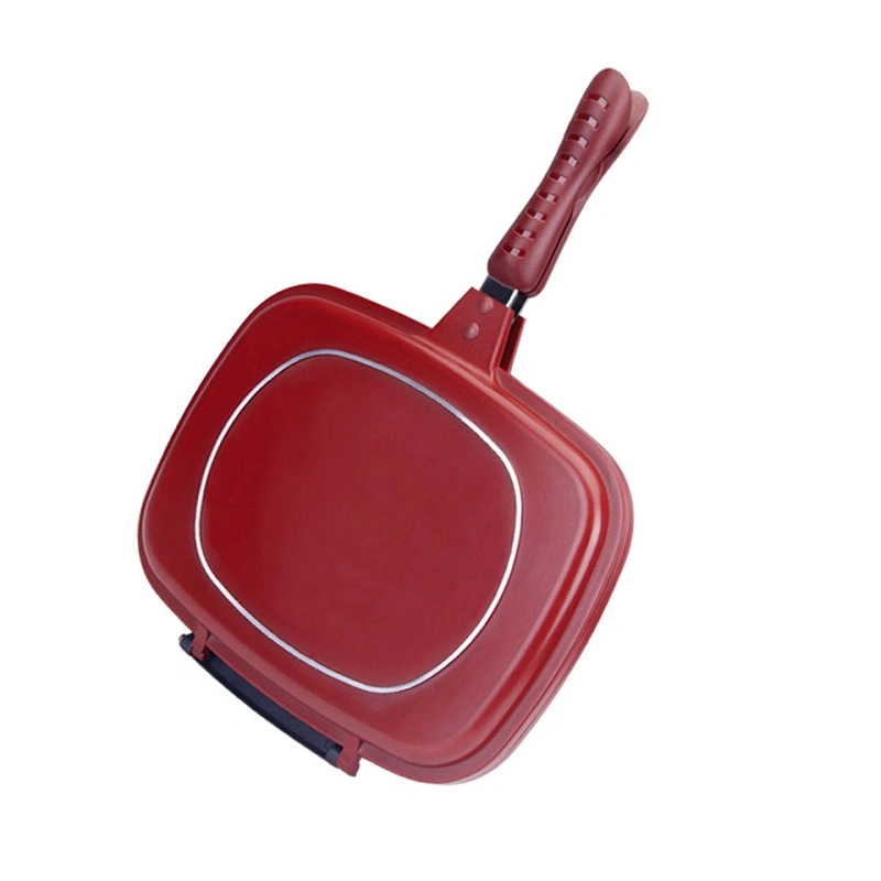 Hot Selling Kitchen Cookware Roasting Pans Aluminum Alloy Double Sided Non Stick Fry Pan with Factory Price