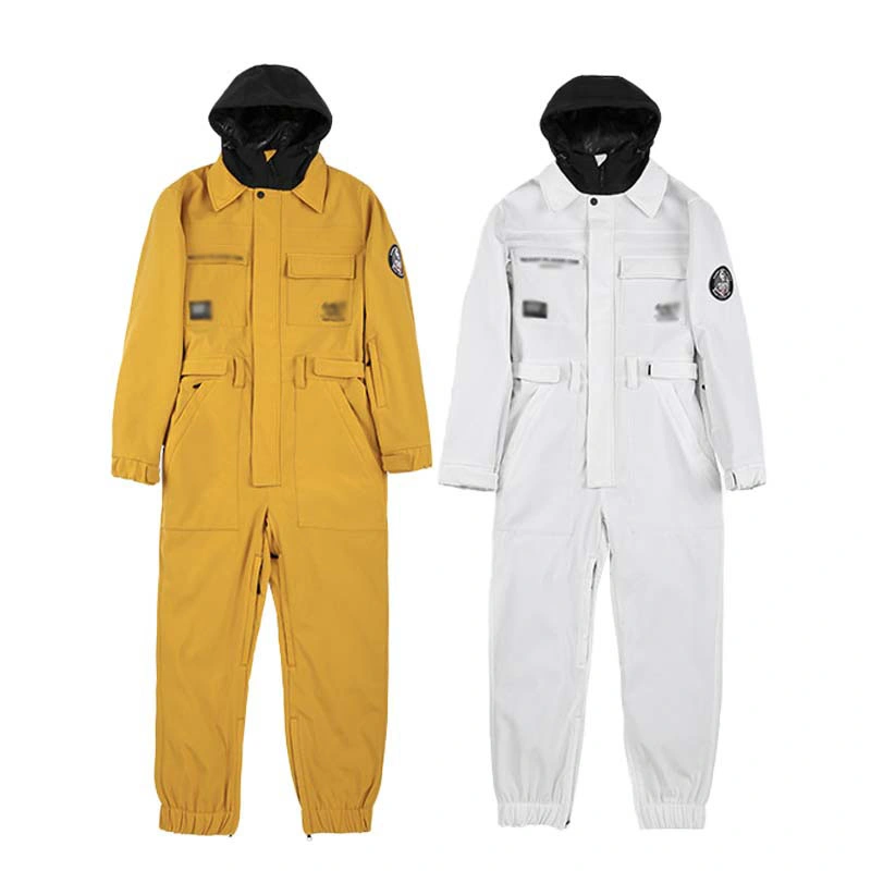 Wear-Resistant 100% de poliéster de vestuário de esqui de neve Jumpsuit personalizada