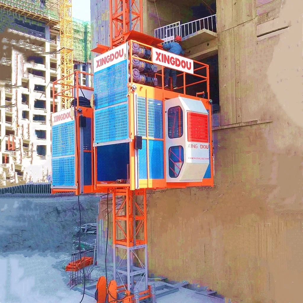 Construction Machinery Sc200 0-36m/Min Man Hoist/ Construction Lift Elevator