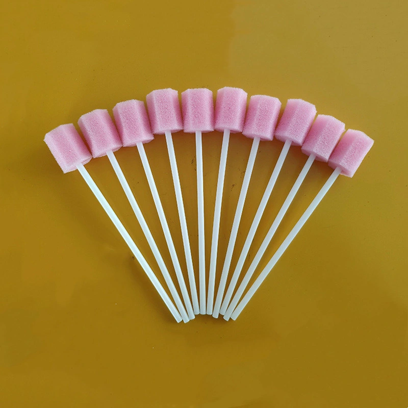 Disposable Foam Dental Oral Cleaning Medical Sponge Stick