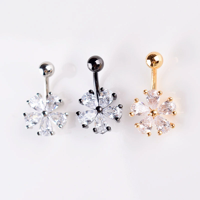 Belly Button Rings Cubic Zirconia Belly Rings Belly Piercing