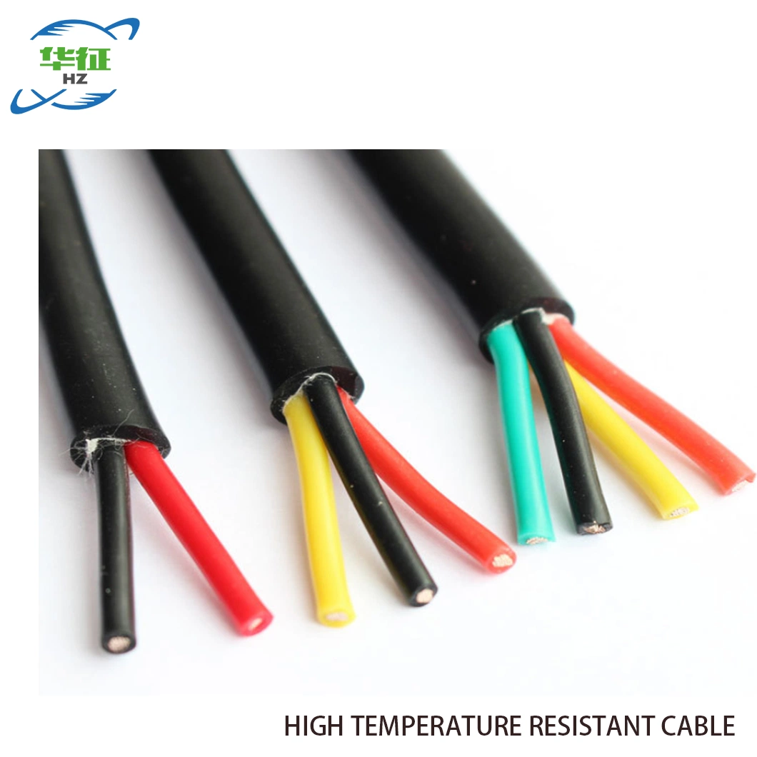 High Temperature Resistance Copper Conductor PVC Sheathed Flexible Flat Cable for Sale