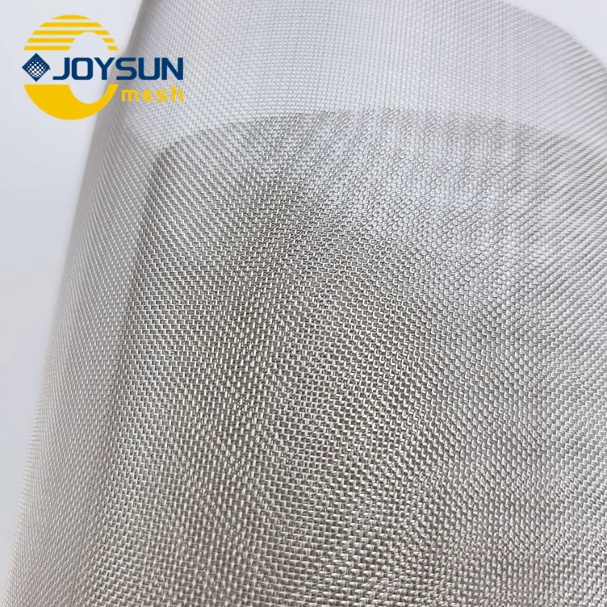 Ultra Thin 50um 60um Thickness 325 400 500 Mesh Stainless Steel Screen Printing Mesh