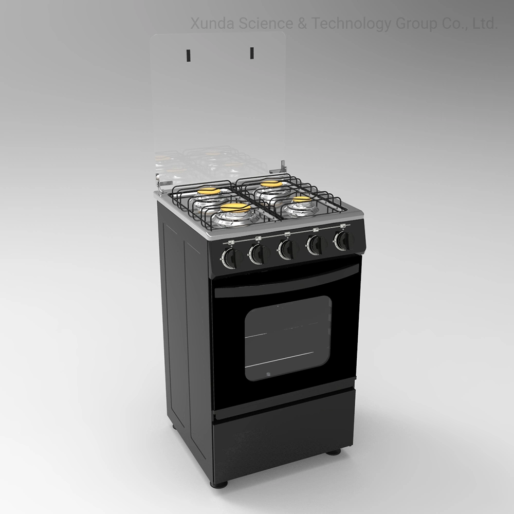 Free Standing Gas Stove Kitchen Range Cooker with Oven 4 Burners Gas Cooktop