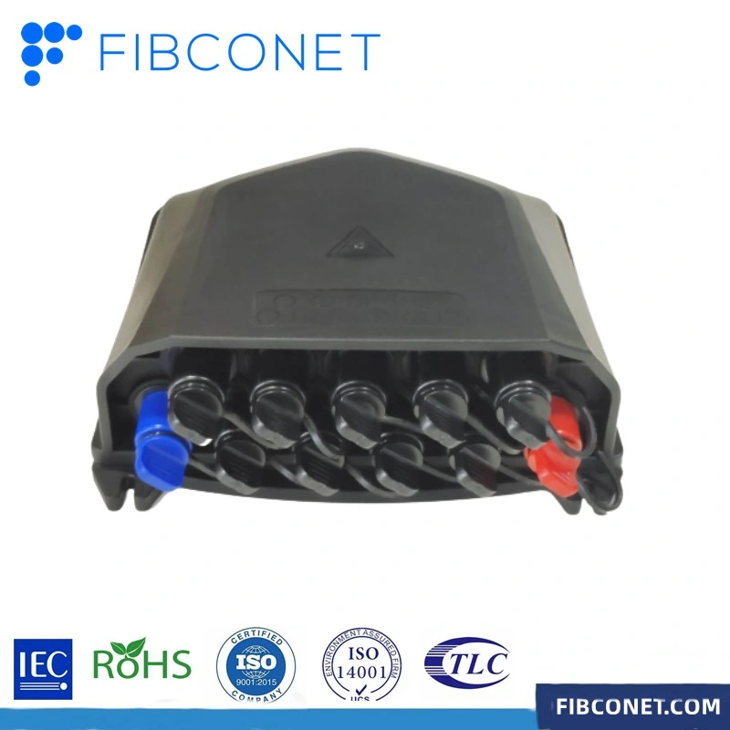 FTTH IP68 Waterproof Pre-Connectorized Optical 1: 9 Fiber Optic Terminal Box