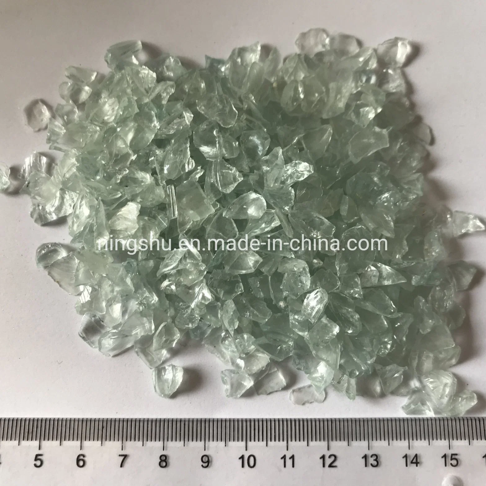 Recycle Crushed Clear Glass Chips for Terrazzo Tile Floor