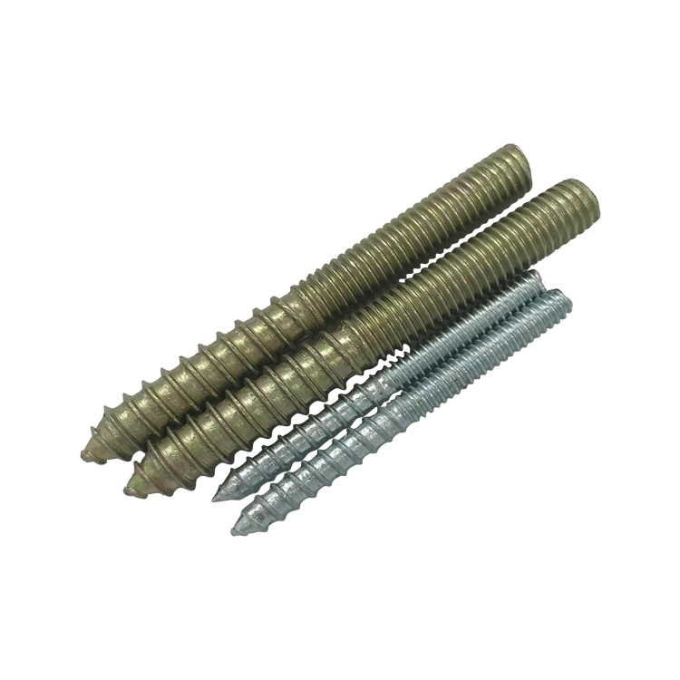 Hanger Bolt M8 Dowel Screw Woodworking Furniture Connector Double End Threaded Wood Screw