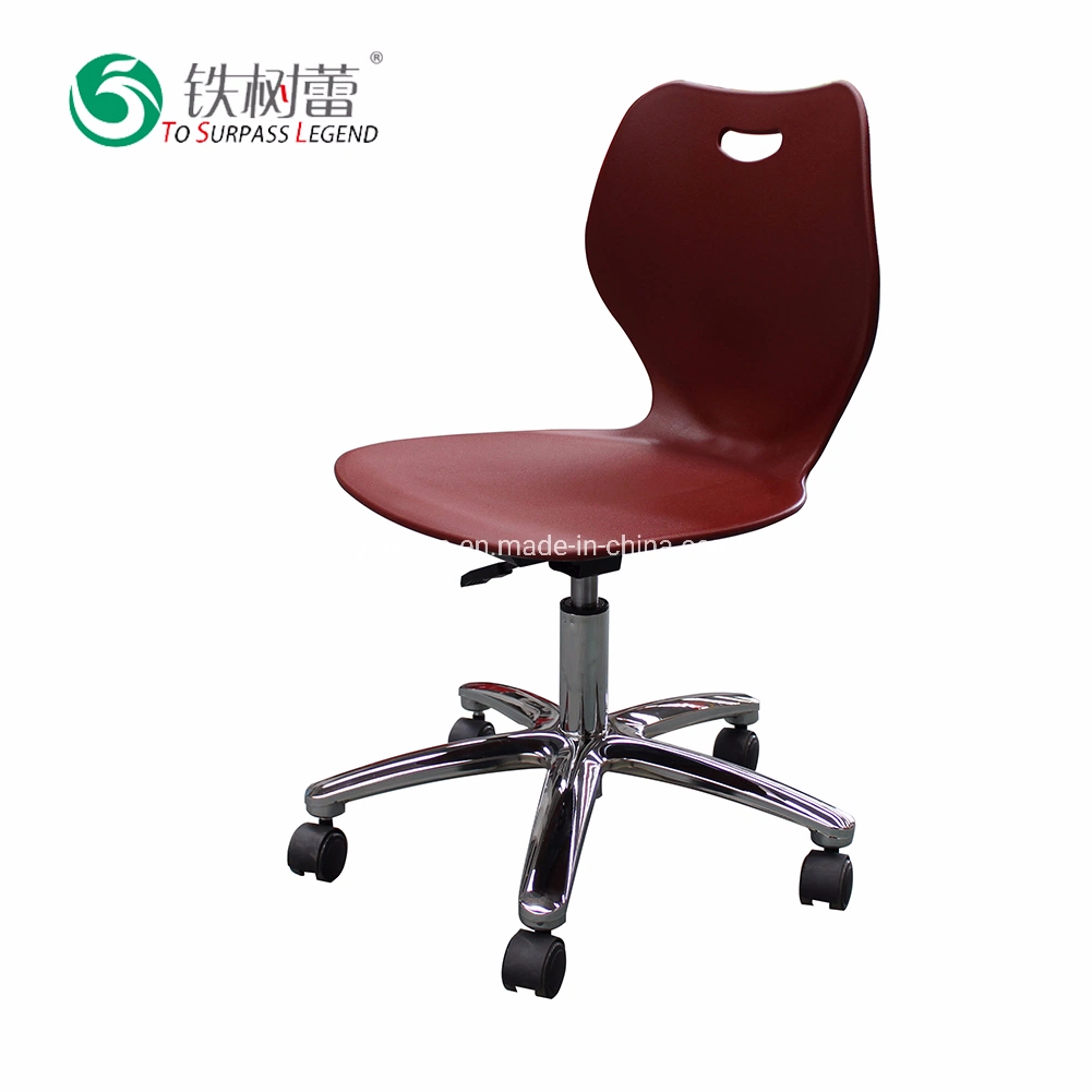 Removable Plastic Classroom Swivel Task Chair with Caster Wheel Tsl-8220