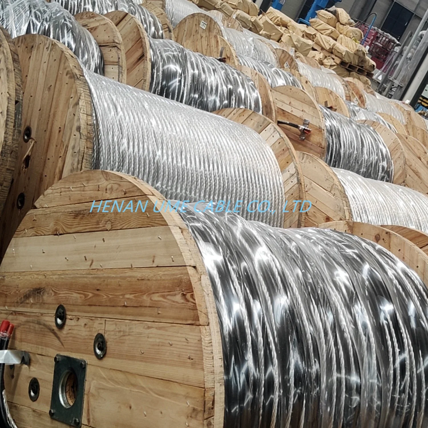 Stranding Aluminum Conductor of 5 Strands Aluminum Conductor Stranding XLPE Insulated Caai Cable/Self-Supporting