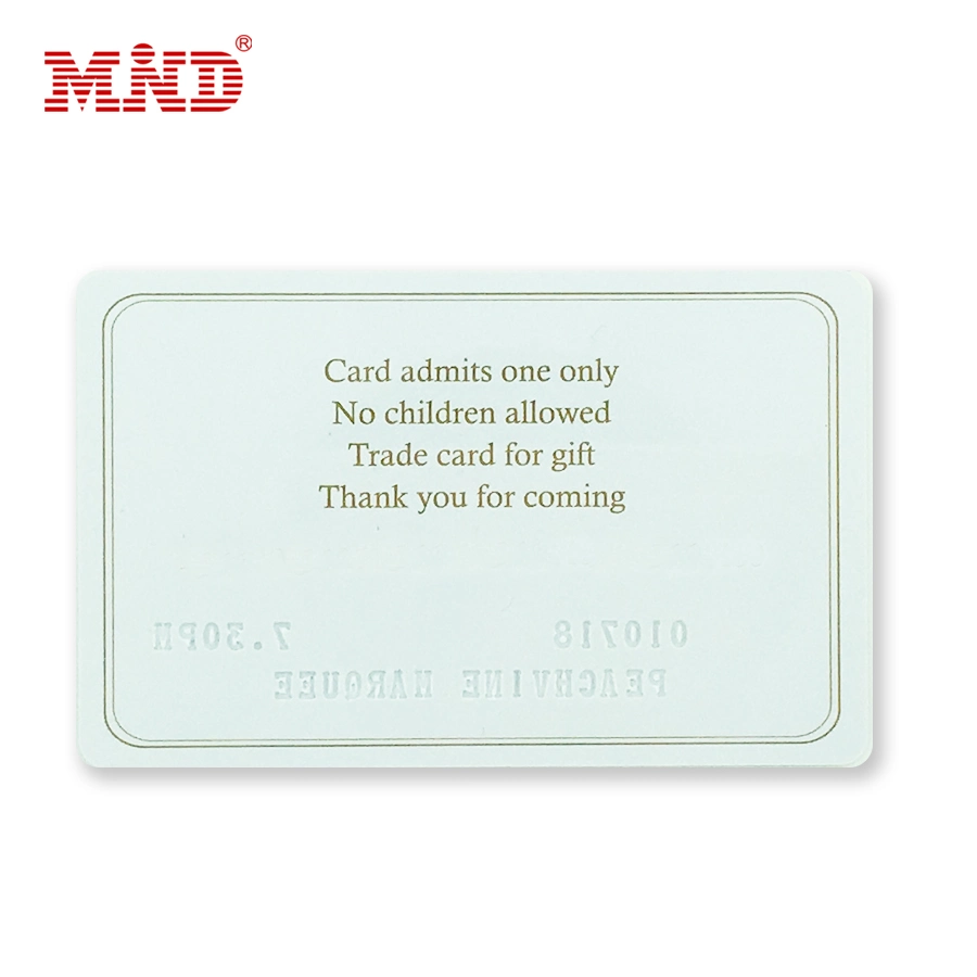 Custom Plastic PVC RFID Smart Contactless Printing Gift Card