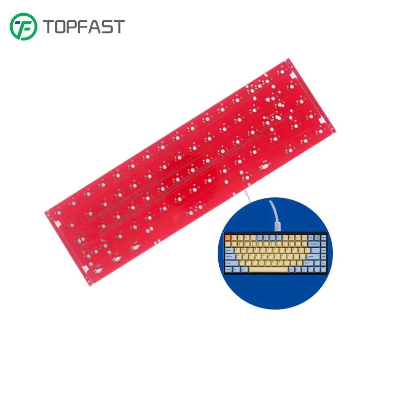 Doubld Layer Leiterplatten Custom Business Electronic Factory 60% 60 L Hot Swap RGB Wholesale/Supplier QMK über Tastatur-Leiterplatte Mit Hotplug