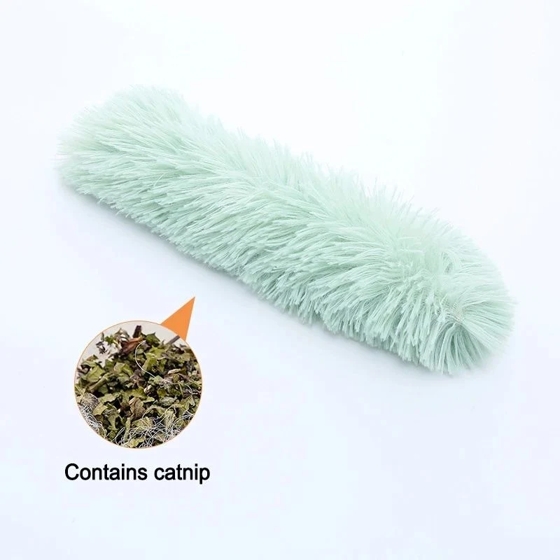 Hot sale interactif Catnip Soft Plush Stick jouets pour chats Cat Oreillers en peluche pour chats d'intérieur