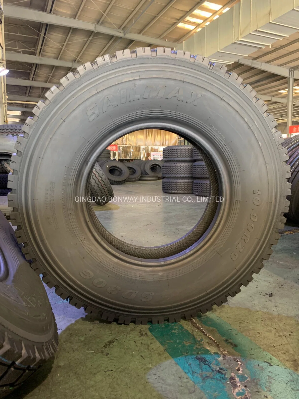 Bonway/Bonterra/Sailmax/Joyroad/Copartner Wholesale/Supplier Tyre SD306 7.50r16lt 8.25r16lt 9.00r20 10.00r20 TBR Tyres Truck Tire Factory