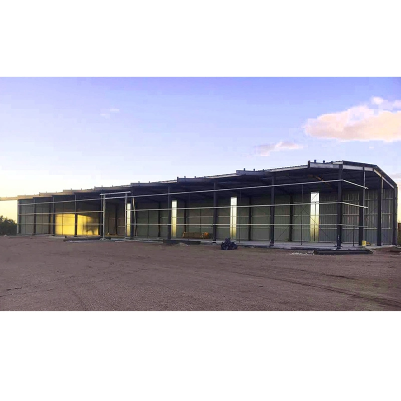 Fast Install Prefabricated Steel Warehouse Single Story Structure