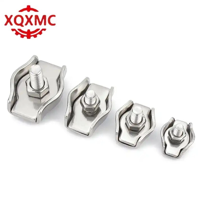 High quality/High cost performance  Single Bolt Cable Clamp Stainless Steel Simplex Wire Rope Clip