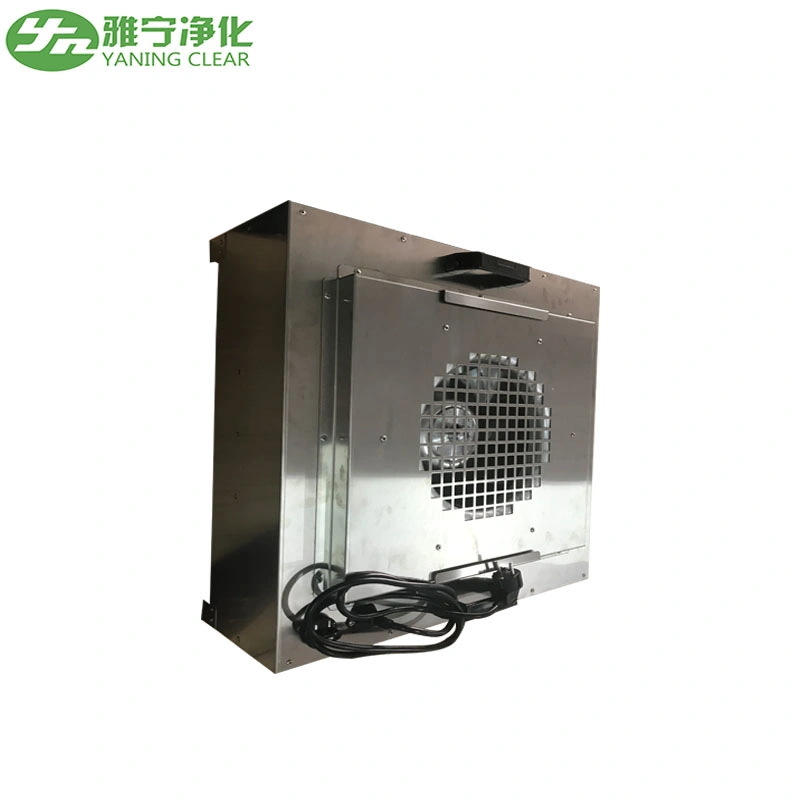 Filtre de ventilateur de conduit d'air Yaning Connect acier inoxydable 304 Unité de filtre à air du ventilateur unité de filtre HEPA FFU en usine