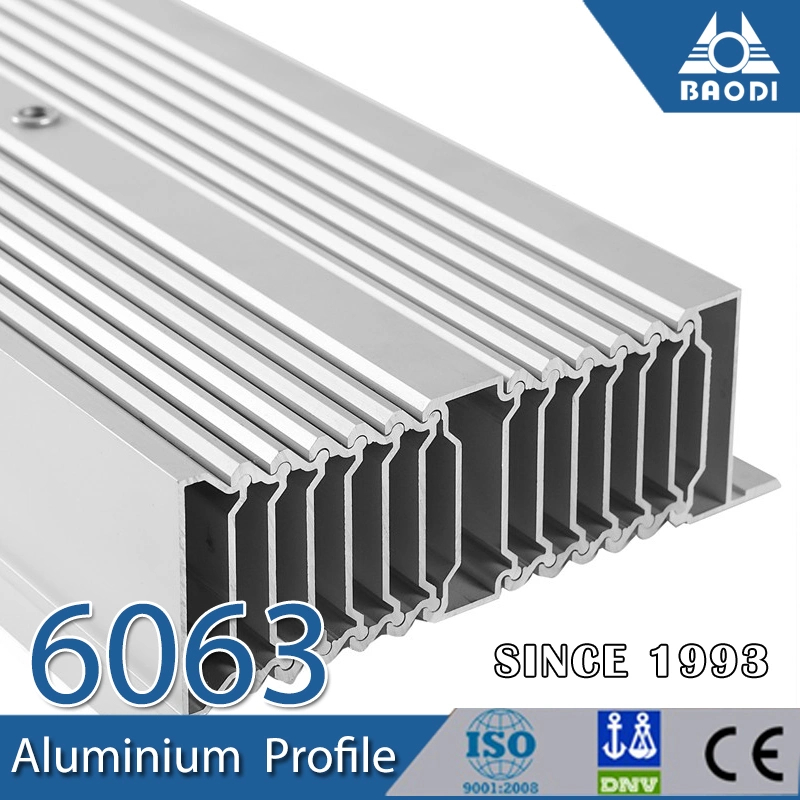 6063 T6 Aluminum Profile Manufacture for Doors and Windows