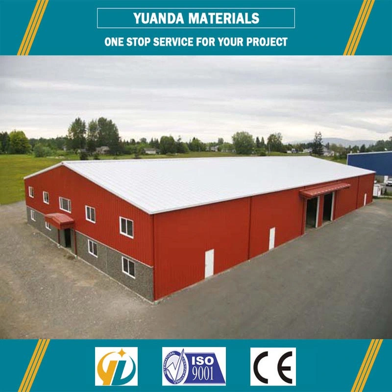 Design Manufacture Workshop Warehouse Steel-Structure Construction with CE Certification