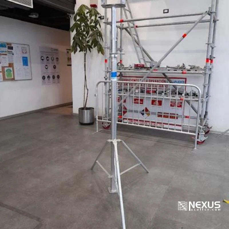 Flexible Scaffolding System Folding Tripod for Floor Props Reinforcement