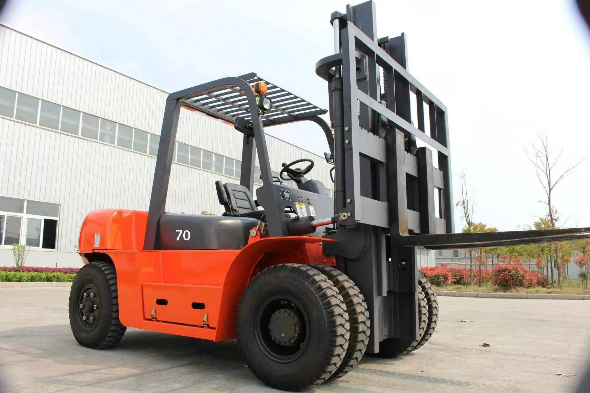 Novo carro elevador diesel de 7 toneladas Fd70 Auto/Mannual Transmission Forklift Chinês/Japan/USA Equipamento de manuseamento de motores para venda