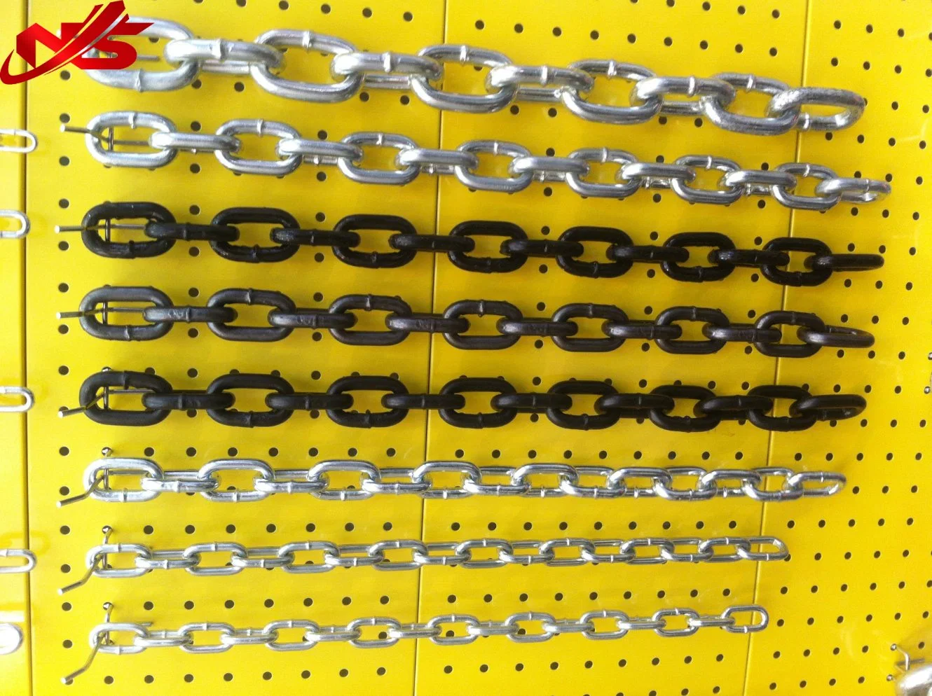 Colour Welded Chain Short /Long Link Chain Carbon Steel Alloy Material Q195 Q235