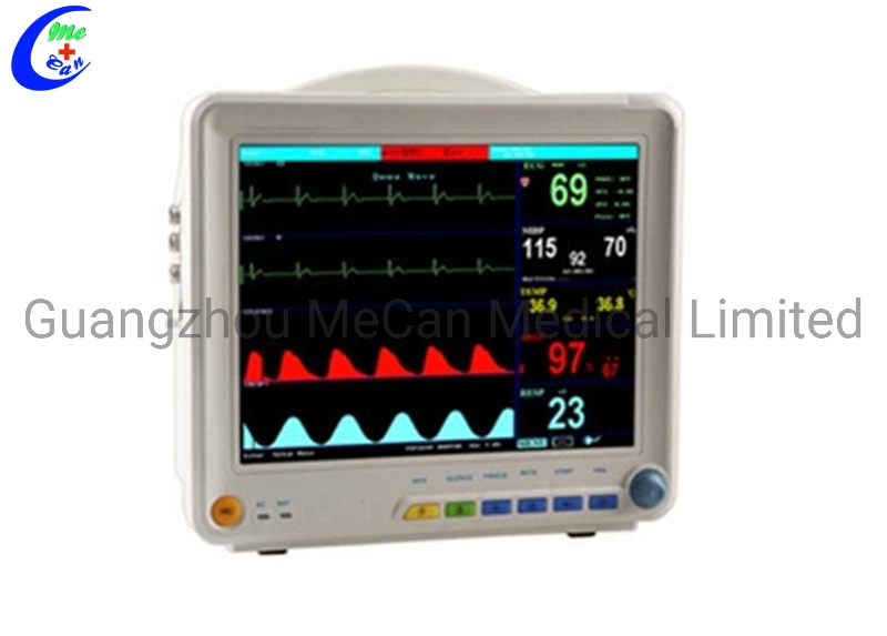 Monitor de paciente multiparamétrico portátil para UCI de 12 pulgadas en stock