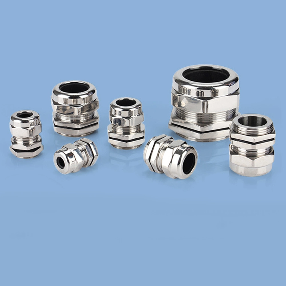 IP68 Nickel Plated Brass Metal Pg7 Copper Cable Glands