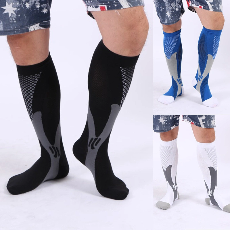 Anti-fatigue Femmes Hommes Sport exécutant vol Chaussettes de compression de voyage