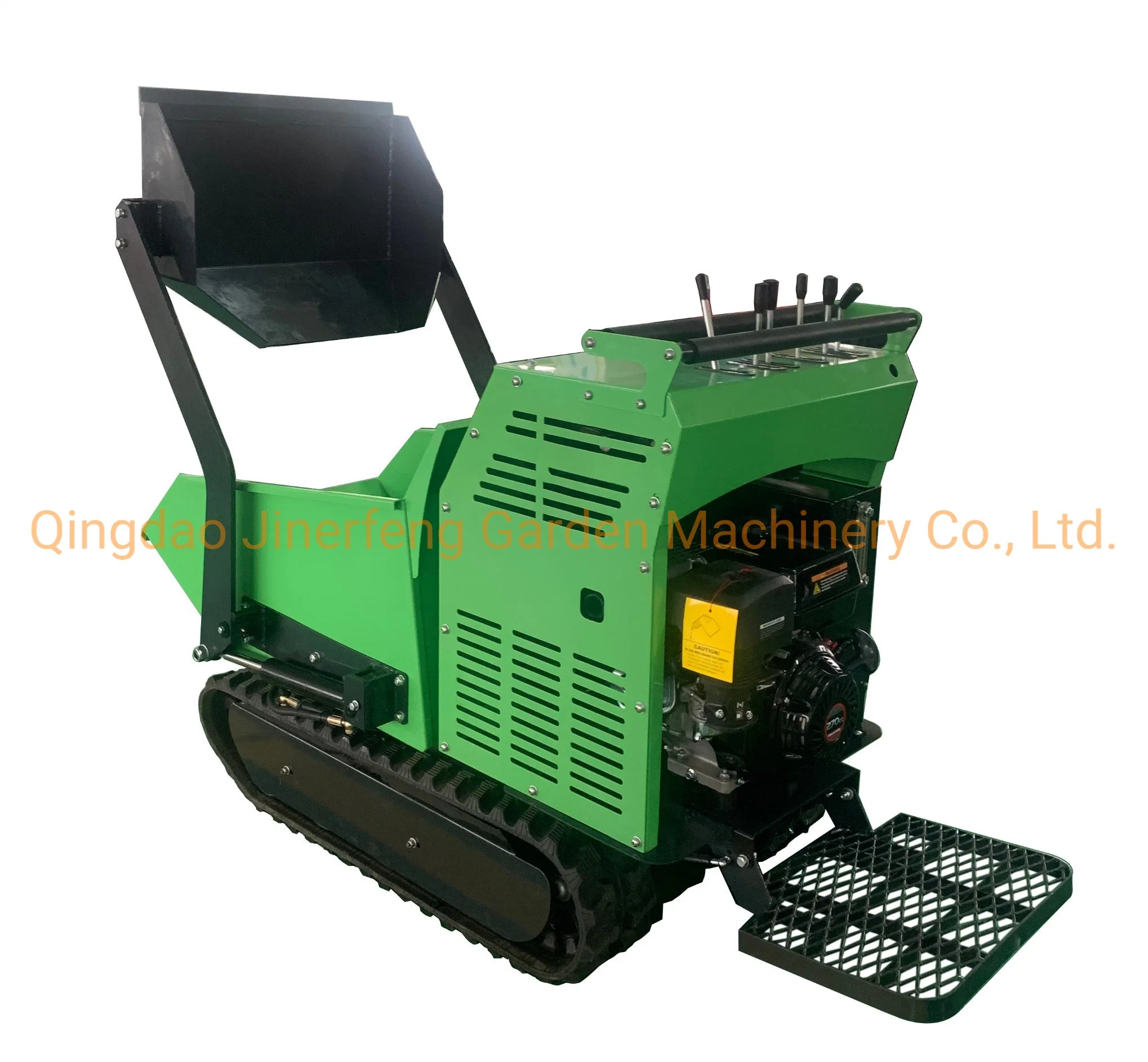 Hydraulic Gasoline Crawler Tracks Mini Dumper