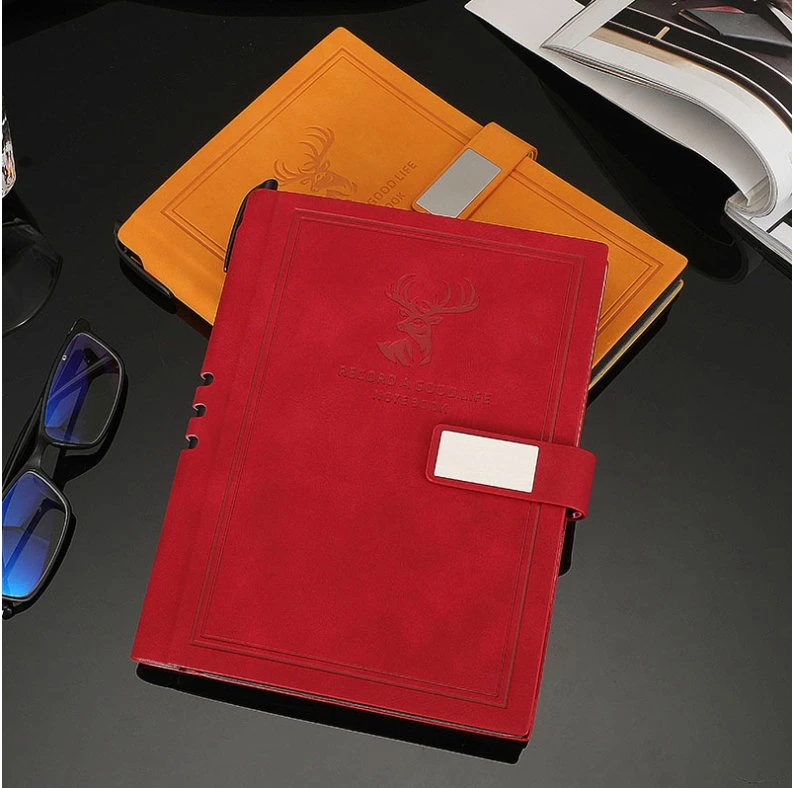 Hot Sale Custom Leather Notebook Promotional Stationery Gift Set