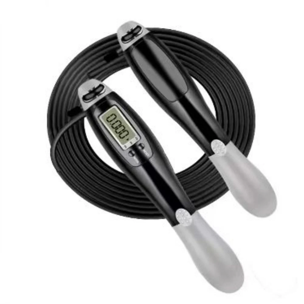 Skipping Rope Wireless Long Handles Digital Jump Rope with Counter