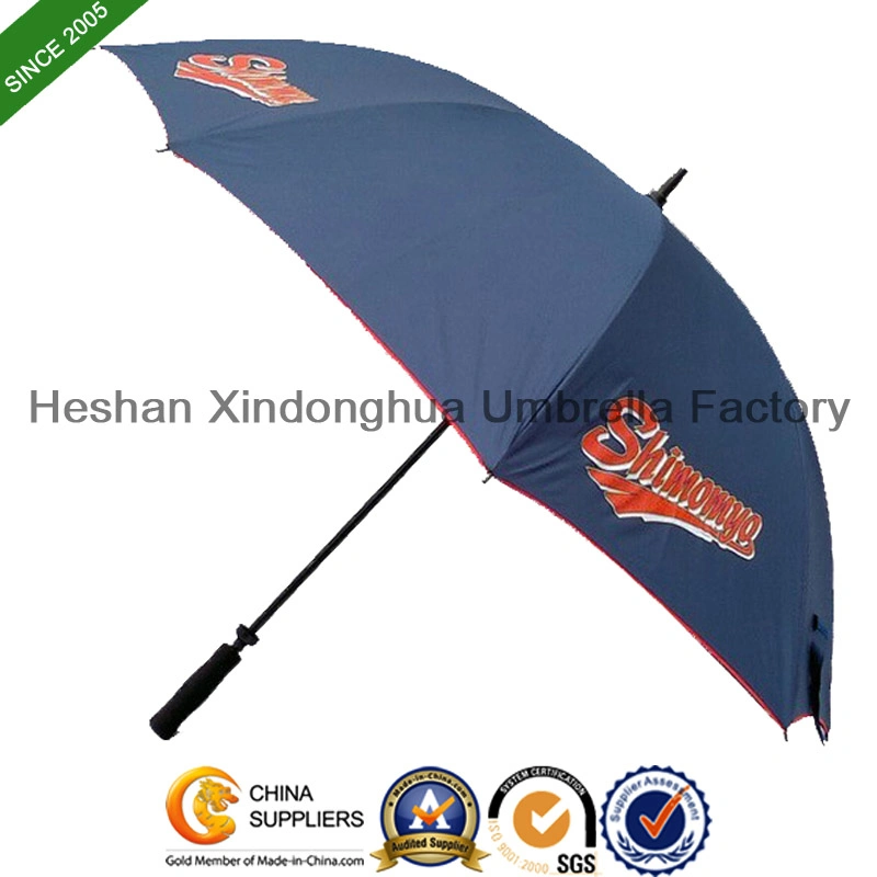Automatic Windproof Fiberglass Golf Umbrella with Personalized Logo (GOL-0027FW)