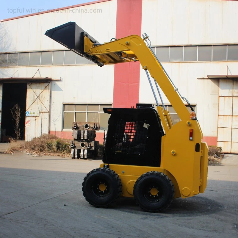 New Type of Hot Selling Multifunctional Small Wheel Loader with Various Accessories