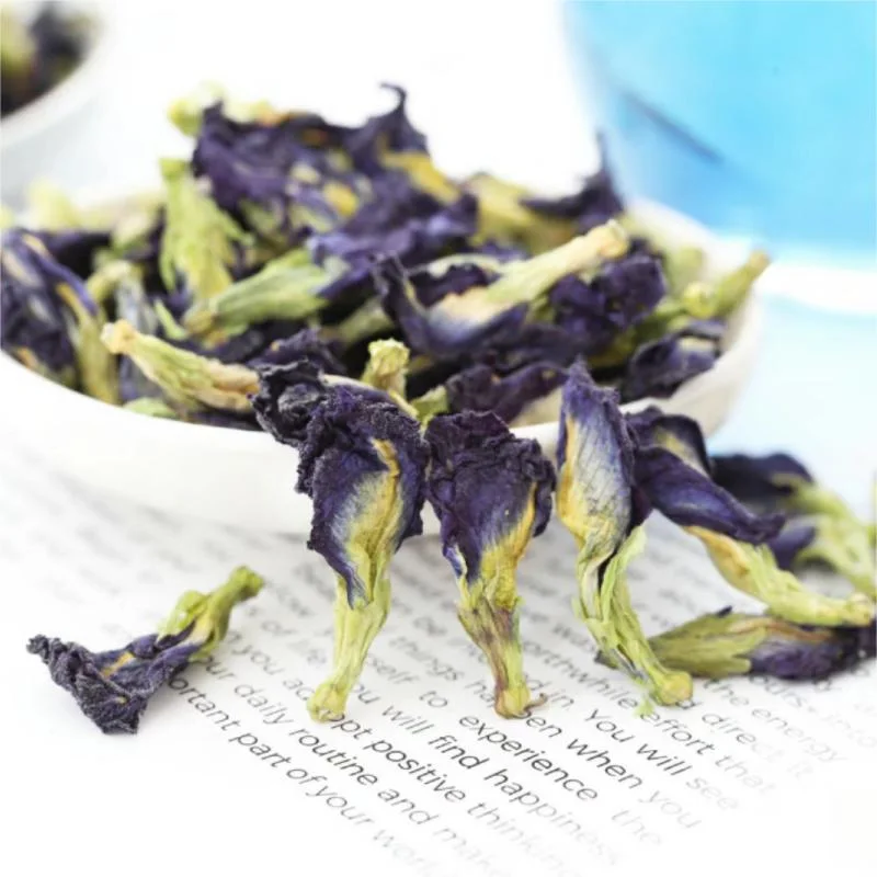 Herbal Medicine Die Dou Hua Natural Dried Blue Butterfly Pea Flower Tea