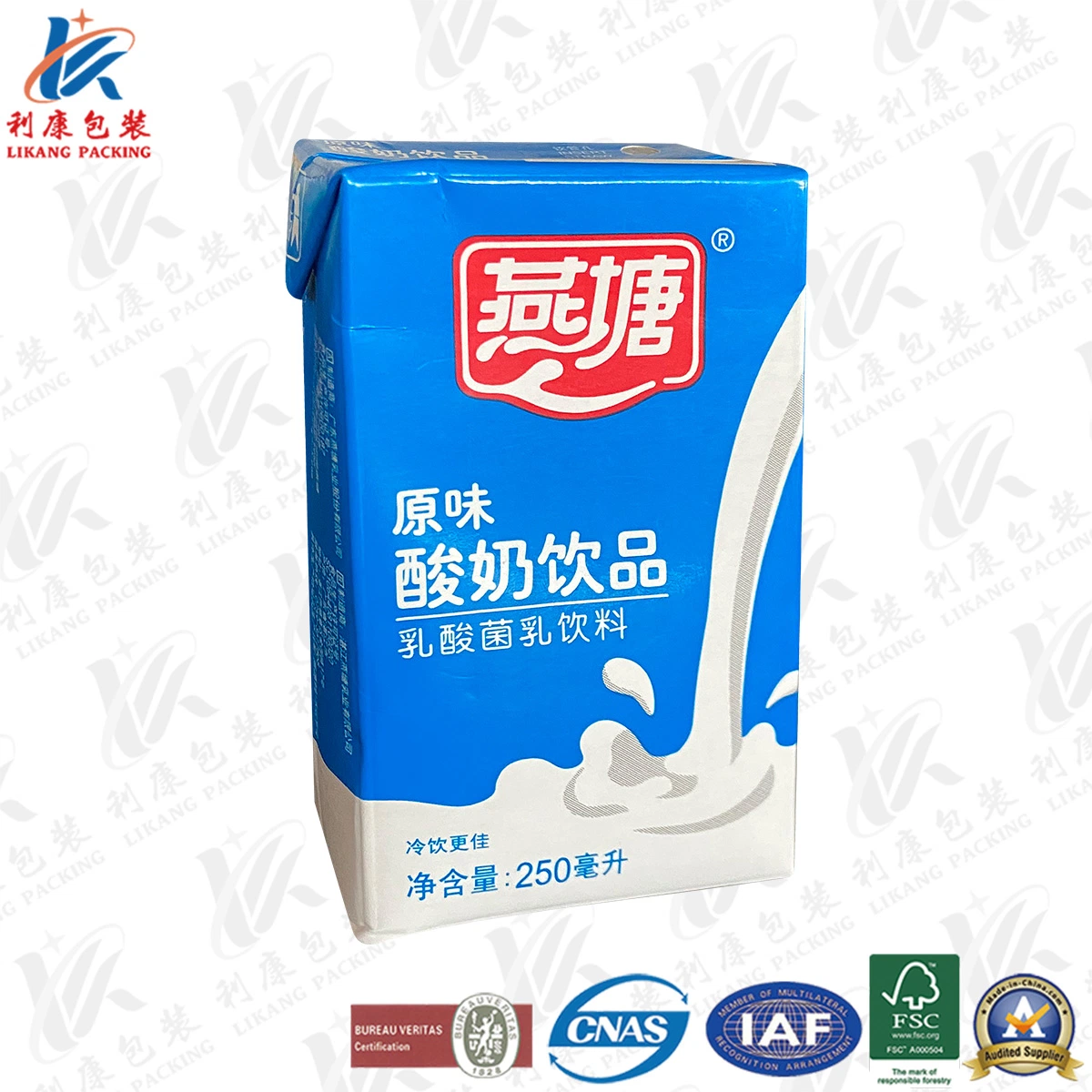 Ipi Aseptic Packaging Box; 200ml Aseptic Packaging Material for Juice; Aseptic Laminated Packaging Material for Uht Sterilization Milk; Aseptic Packaging Box