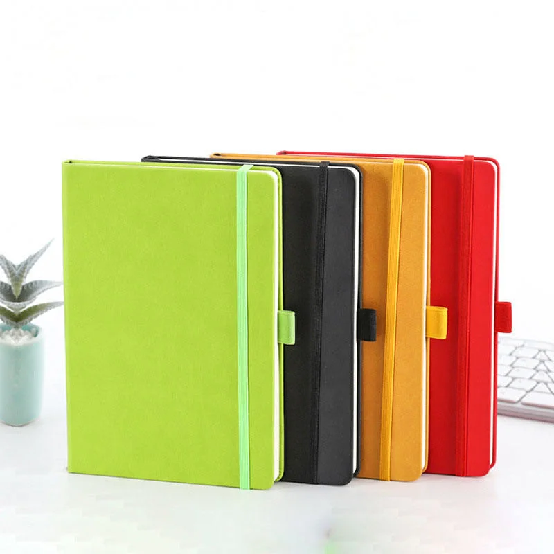 Factory Office School Portable Pocket Leather PU Notebook Stationery Supplies A5 Hardcover Notebook