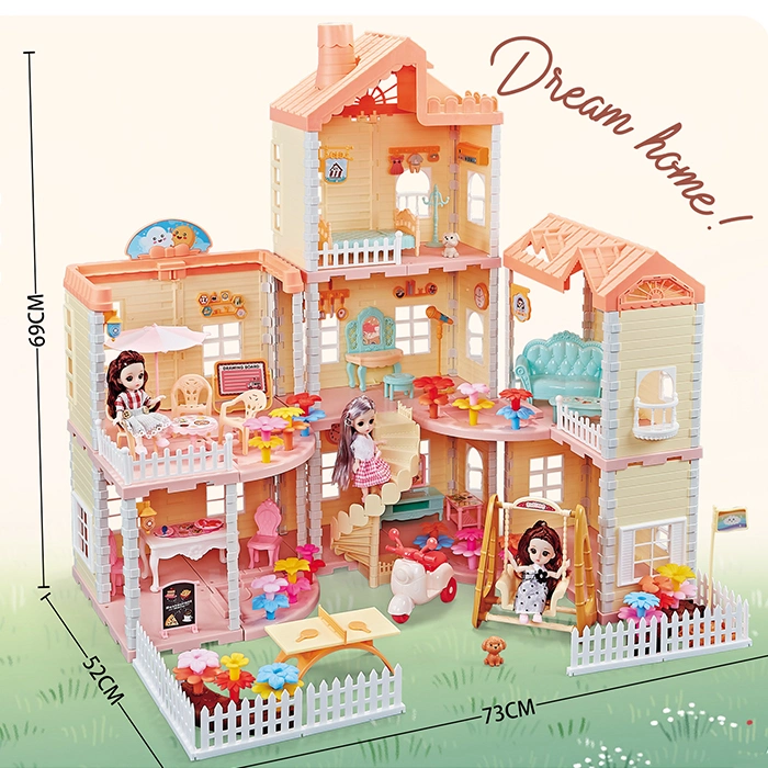 DIY Educational Toy Girls Miniature House