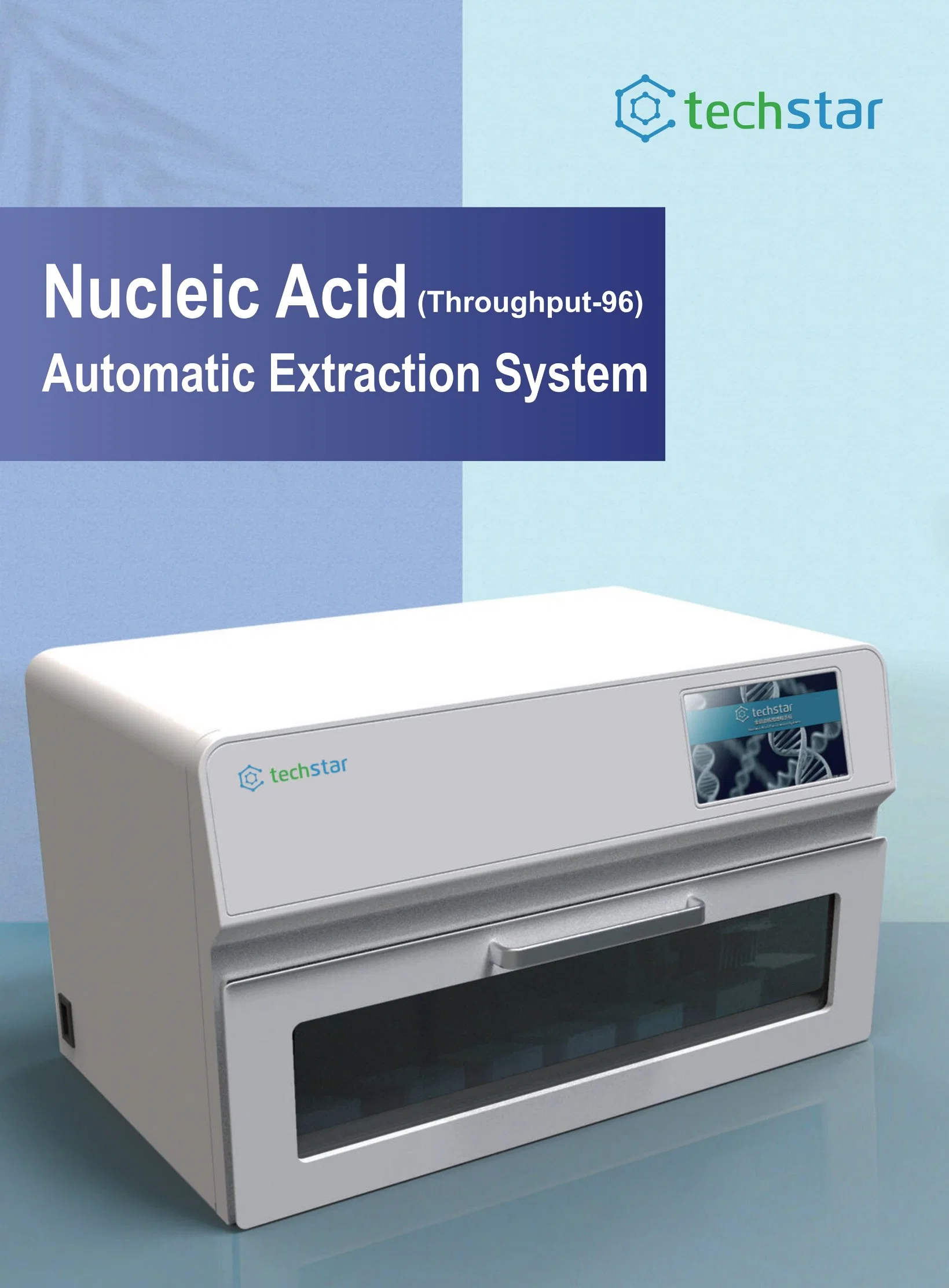 Tvc Techstar Instrumento médico CPA automático de ácido nucleico Analyzer