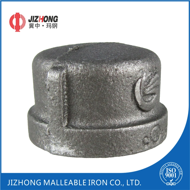 Best Selling G. I. Pipe Fittings Malleable Iron Cap 1/4"-6"