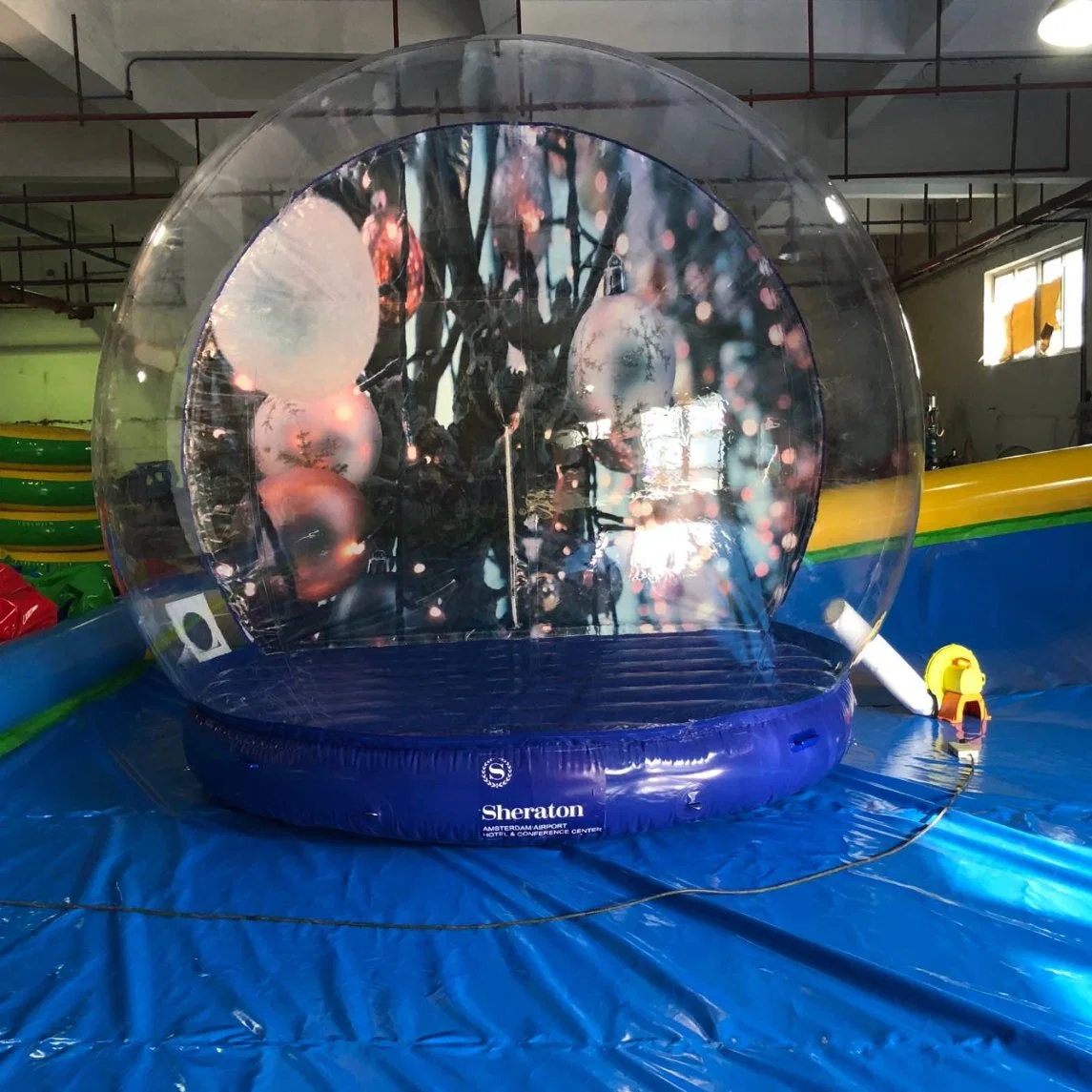 Outdoor Size Customized Inflatable Human Snow Globe for Sale