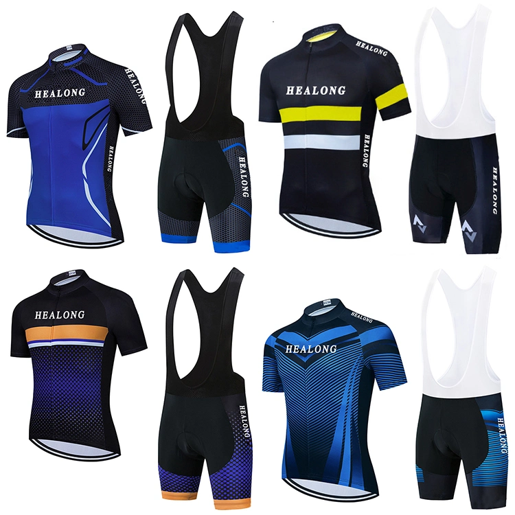 fait sur mesure vêtements de cyclisme Vélo Sport extérieur Sublimation logo équipe Ensemble en jersey de veste de cyclisme