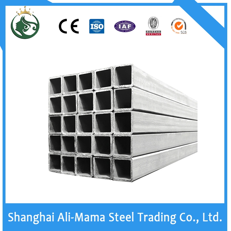 Q235A Q235B Q345b Galvanized Square Hollow Steel Pipe Tube